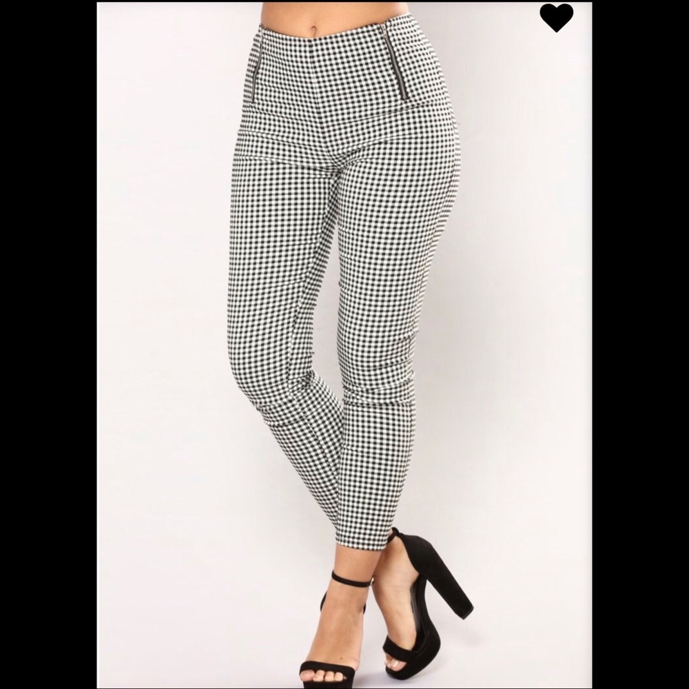 Gingham Pants